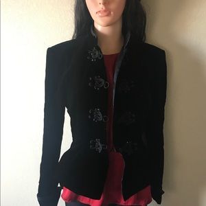Dress Jacket With Buttons and Rhinestones